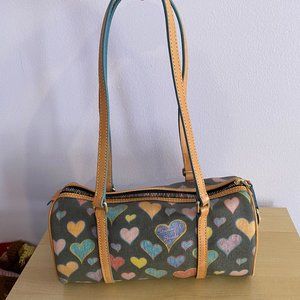 Dooney & Bourke Heart Barrel Bag